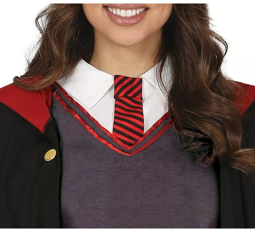 Translation missing: de.Disfraz de Estudiante de Magia Rojo para mujer