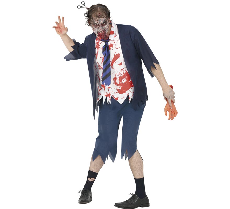 Translation missing: de.Disfraz de Estudiante Zombie para hombre