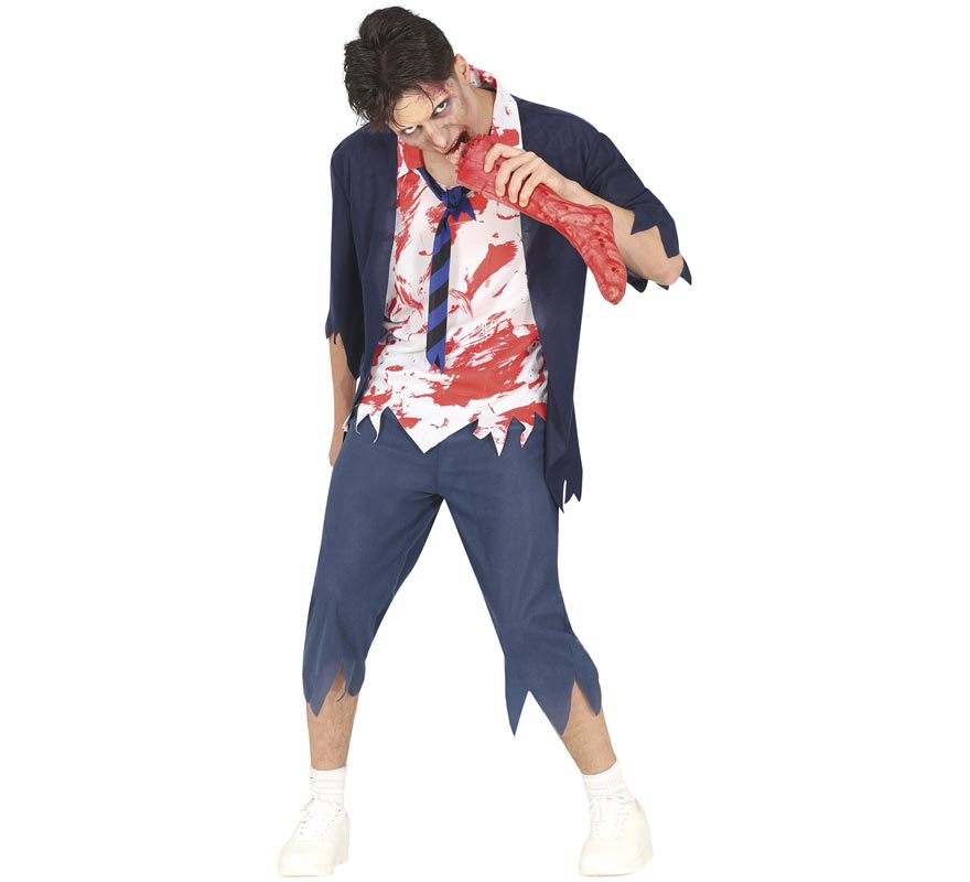 Disfraz de Estudiante Zombie para hombre