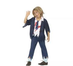 Student-Kostüm für Jungen Zombie