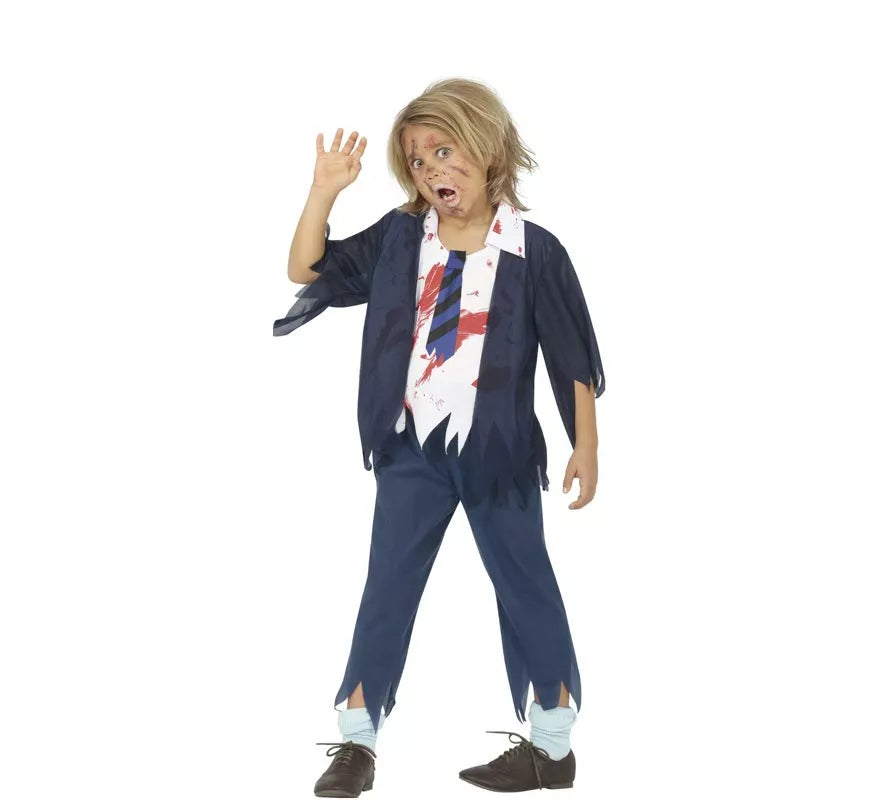 Translation missing: de.Disfraz de Estudiante Zombie para niño