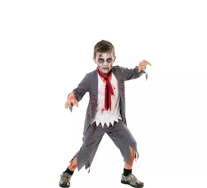 Translation missing: es.Disfraz de Estudiante Zombie para niño