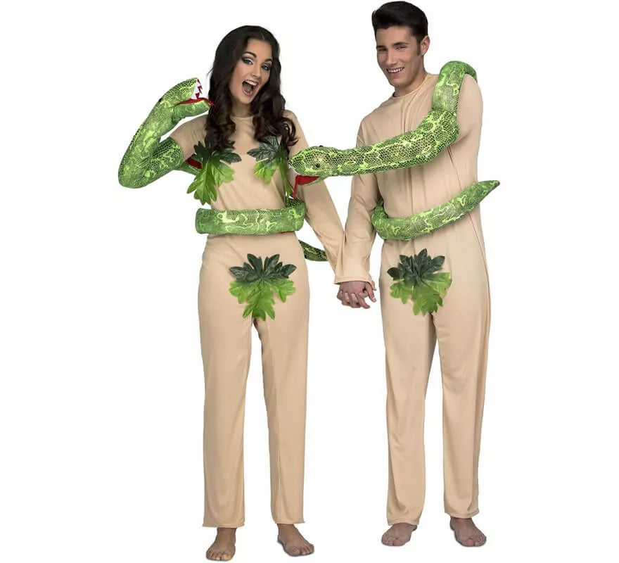 Translation missing: de.Disfraz de Eva con serpiente para mujer