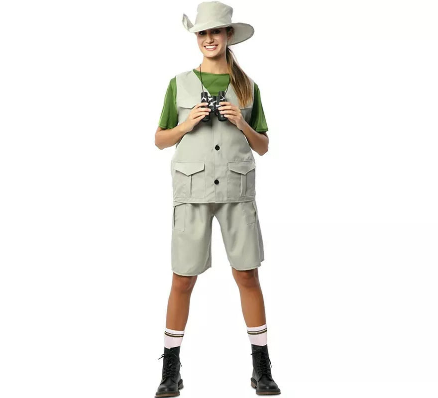 Translation missing: de.Disfraz de Exploradora de la Naturaleza con sombrero para mujer