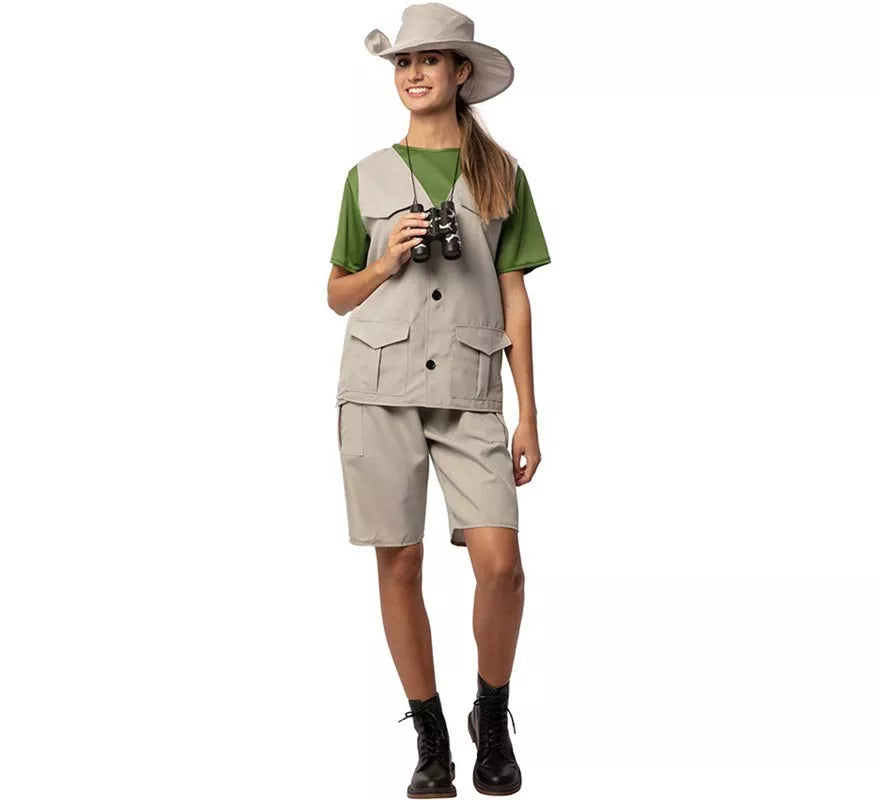Translation missing: de.Disfraz de Exploradora de la Naturaleza con sombrero para mujer