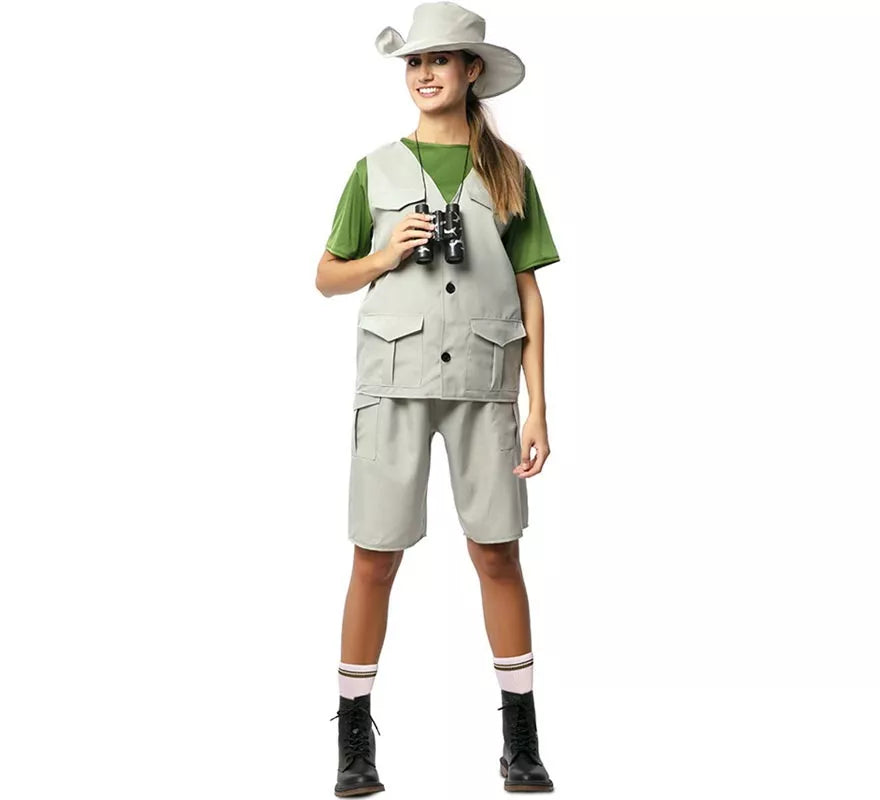 Translation missing: de.Disfraz de Exploradora de la Naturaleza con sombrero para mujer
