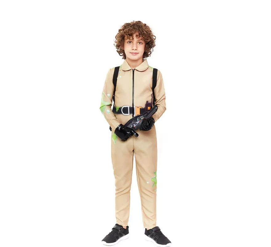 Translation missing: de.Disfraz de Exterminador de Fantasmas beige para niño