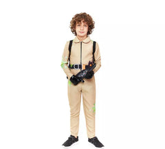Beigefarbenes Ghost Exterminator-Kostüm für Kinder