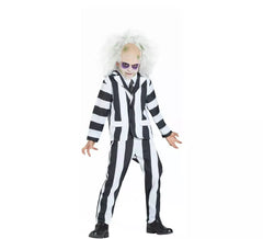 Wide Striped Ghost Kostüm für ein Kind