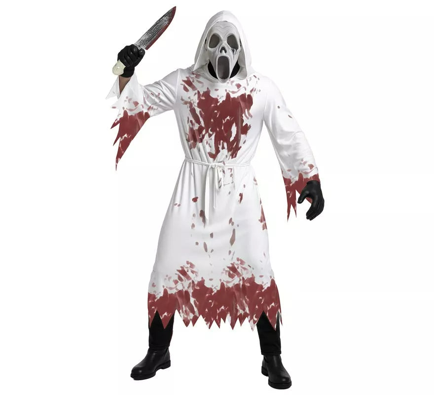 Translation missing: de.Disfraz de Fantasma Asesino blanco para hombre