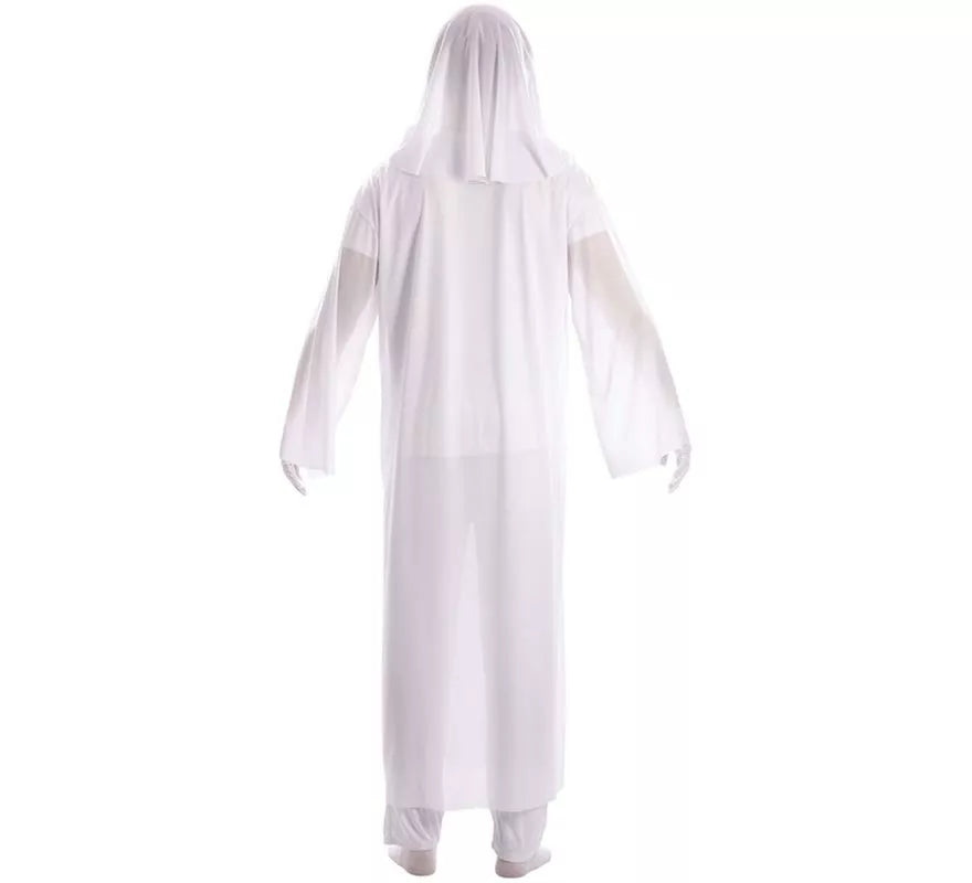 Translation missing: de.Disfraz de Fantasma blanco con Máscara para hombre