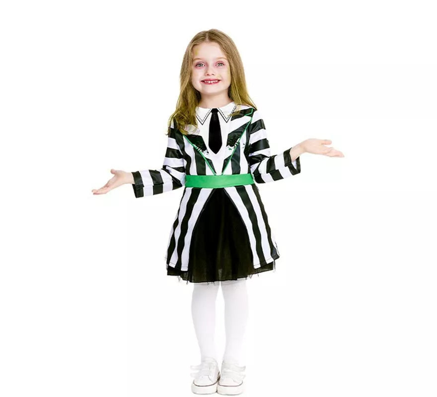 Translation missing: de.Disfraz de Fantasma de Traje a rayas para bebé y niña