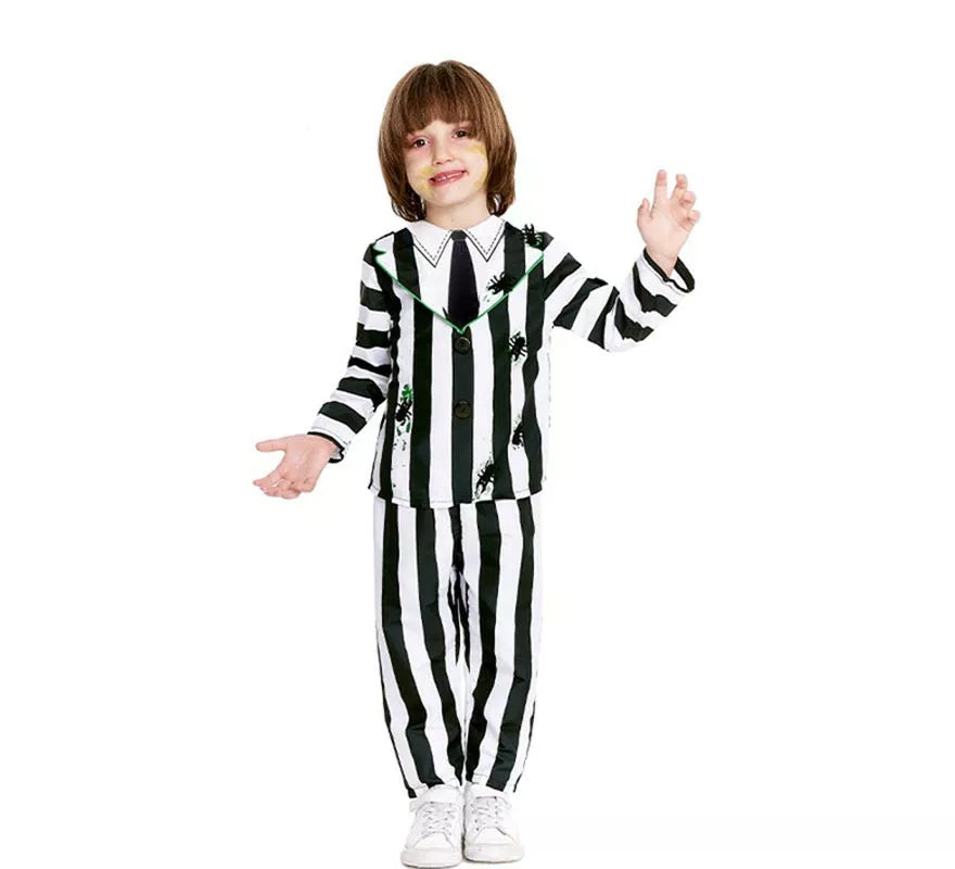 Translation missing: de.Disfraz de Fantasma de traje a rayas para bebé y niño