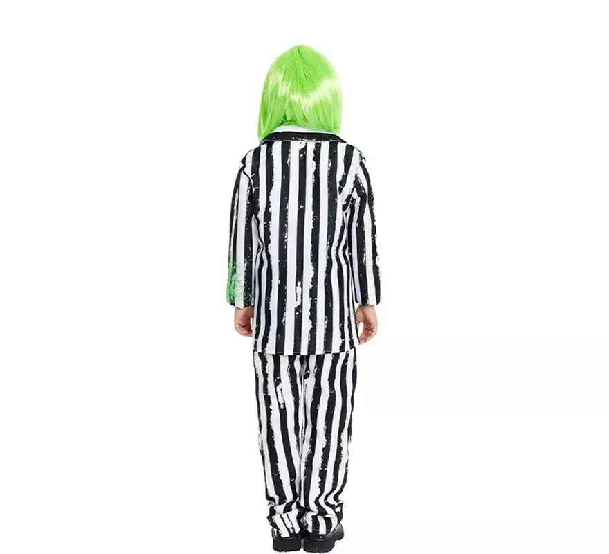Translation missing: de.Disfraz de Fantasma de Traje a rayas para niño