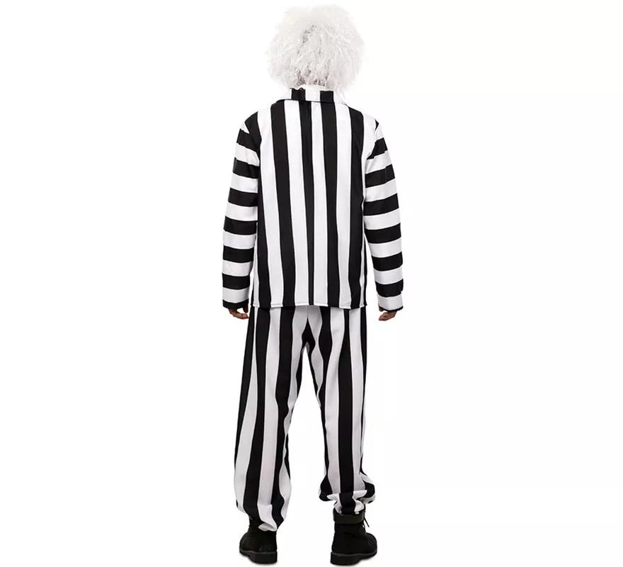 Translation missing: de.Disfraz de Fantasma de traje divertido a rayas para hombre