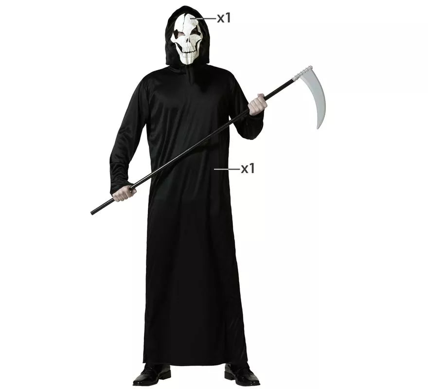 Translation missing: de.Disfraz de Fantasma Tenebroso Negro para hombre