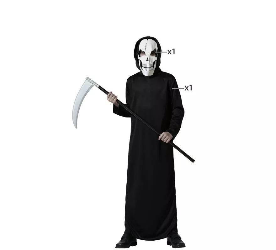 Translation missing: de.Disfraz de Fantasma Tenebroso Negro para niños