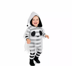 Kleines Geisterkostüm mit Kapuze für Babys