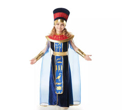 Pharaonenkostüm blau für Mädchen