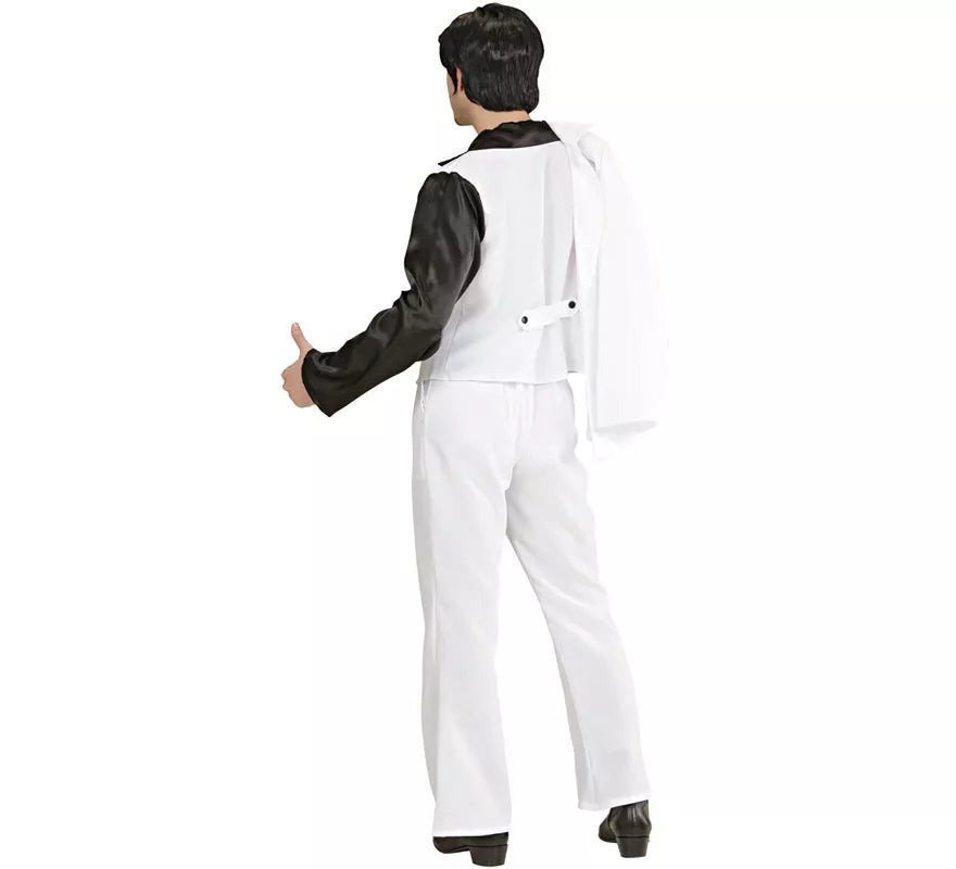 Translation missing: de.Disfraz de Fiebre Disco en traje blanco para hombre