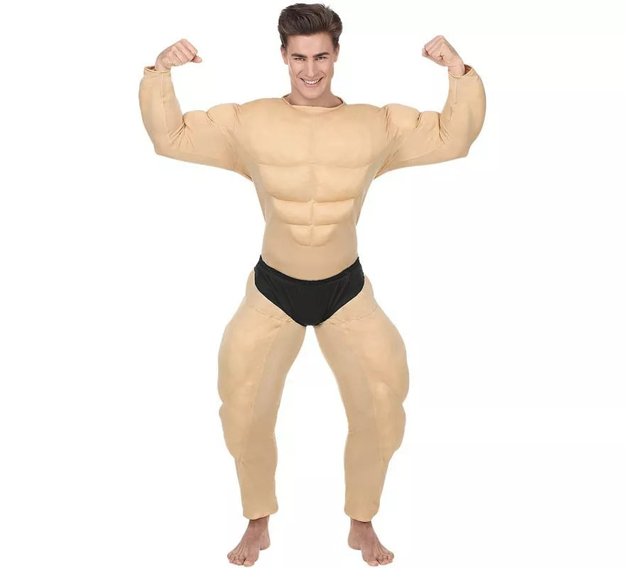 Translation missing: de.Disfraz de Fisicoculturista musculoso con calzón para hombre