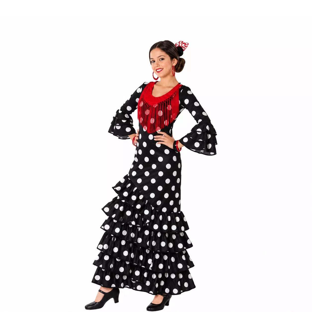 Translation missing: de.Disfraz de Flamenca Negro para mujer