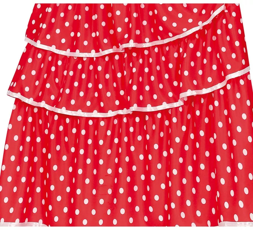 Translation missing: de.Disfraz de Flamenca Rojo a Lunares para hombre
