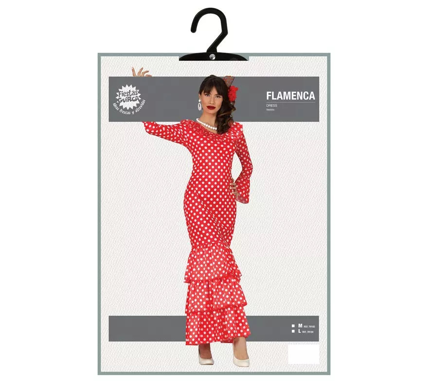 Translation missing: de.Flamenca Rojo con Lunares para mujer