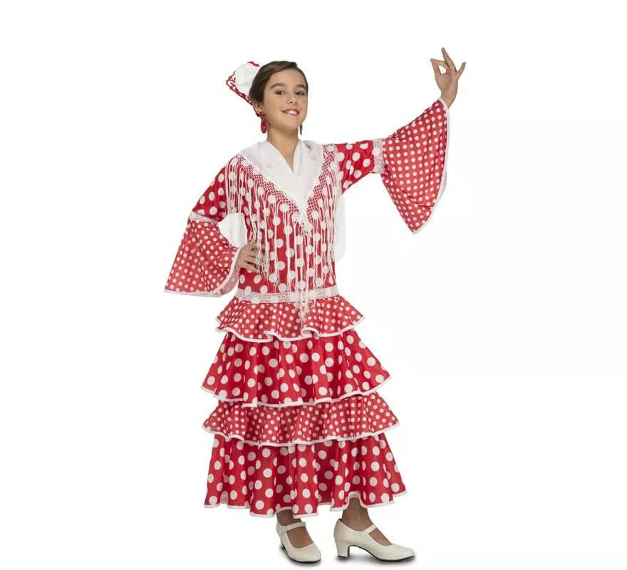 Translation missing: de.Disfraz de Flamenca Sevilla para niña