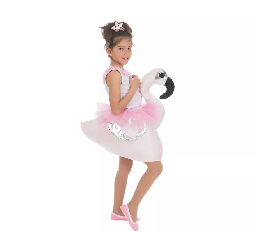 Translation missing: de.Disfraz de Flamenco Rosa para niños