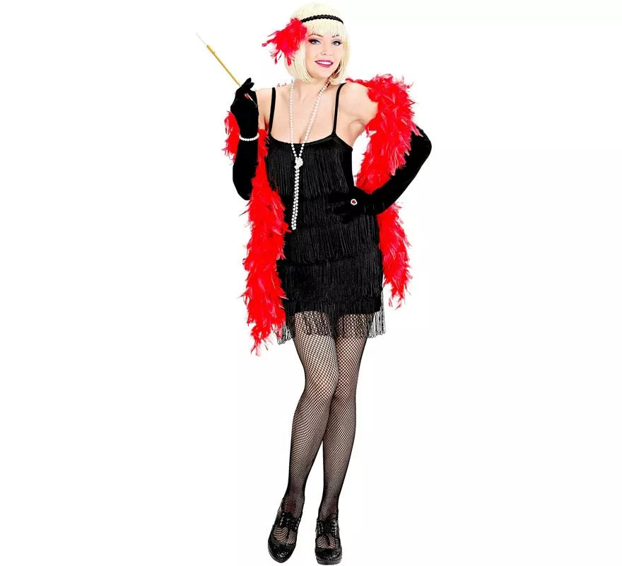 Translation missing: de.Disfraz de Flapper clásico negro para mujer