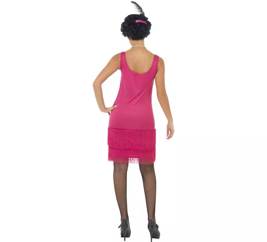 Translation missing: de.Disfraz de Flapper Locos años 20 Rosa para Mujer