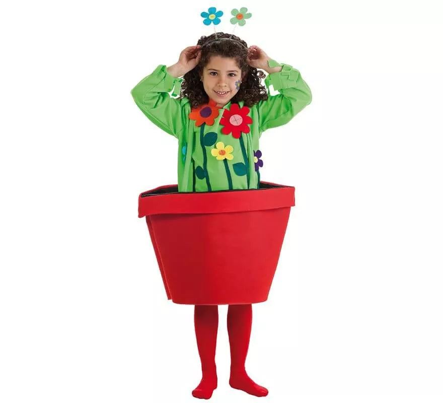 Translation missing: de.Disfraz de Flores en Maceta para niña