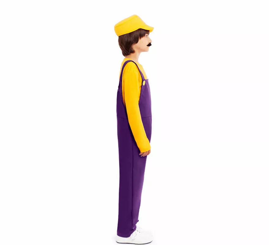 Translation missing: de.Disfraz de Fontanero amarillo para niño