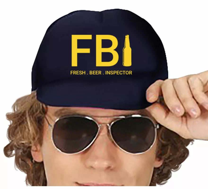 Translation missing: de.Disfraz de Fresh Beer Inspector FBI para hombre