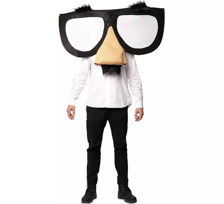 Disfraz de Gafas con Nariz para adultos