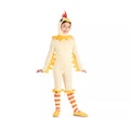Disfraz de Gallina blanco y amarillo para niña