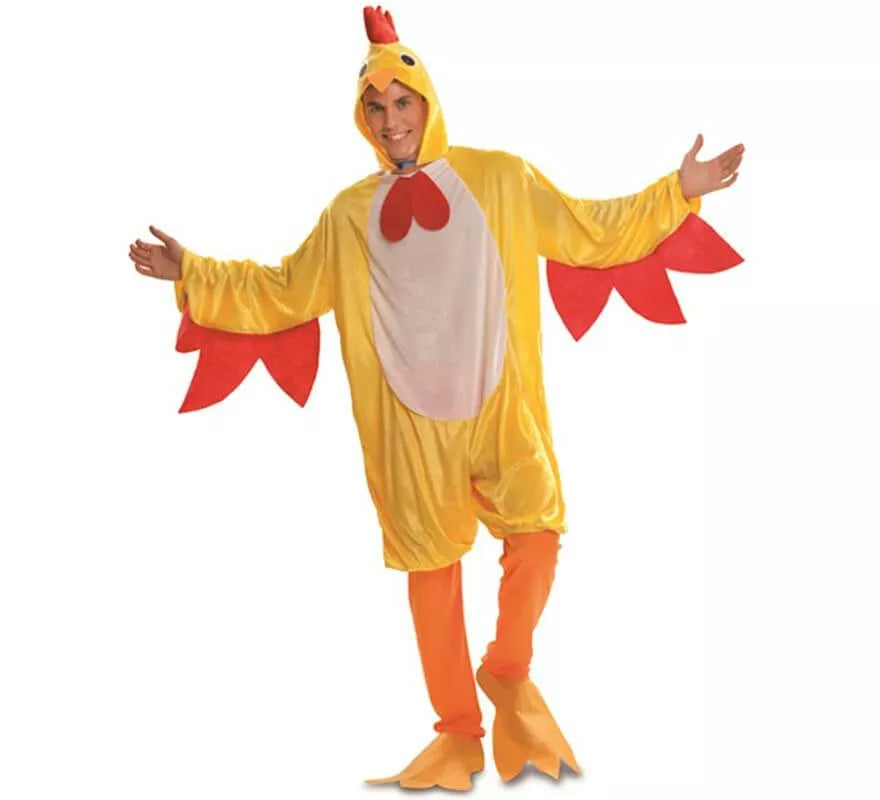Translation missing: de.Disfraz de Gallo Amarillo para Hombre