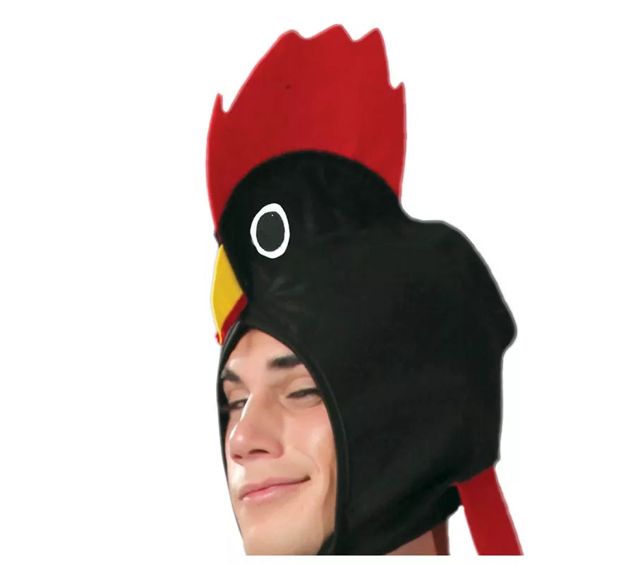 Translation missing: de.Disfraz de Gallo negro para hombre
