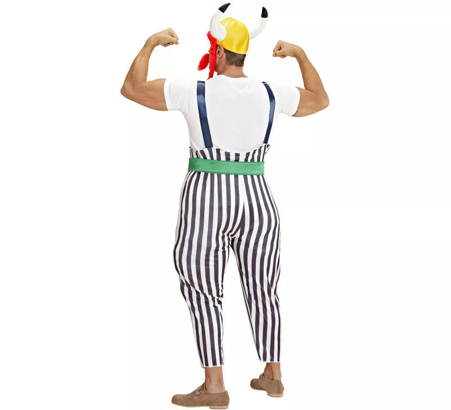 Translation missing: de.Disfraz de Galo Rollizo con Casco para hombre