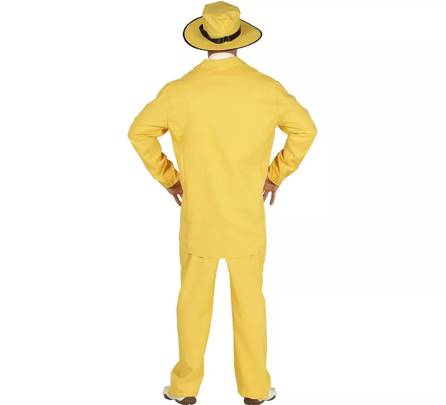 Translation missing: de.Disfraz de Gánster amarillo para hombre