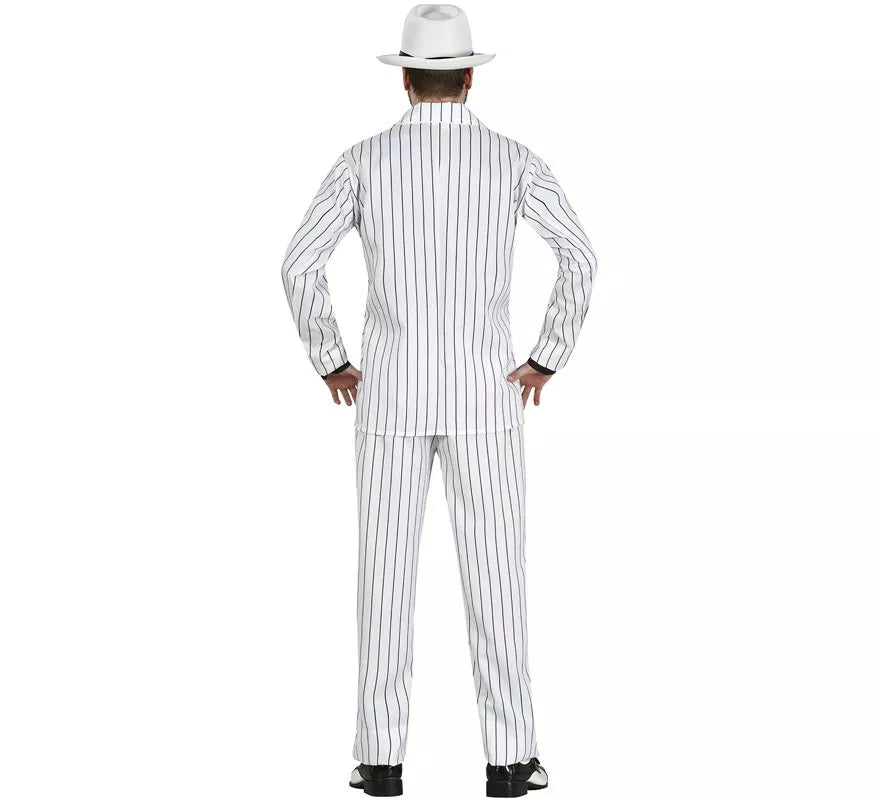 Disfraz de Gánster Millonario Blanco para hombre