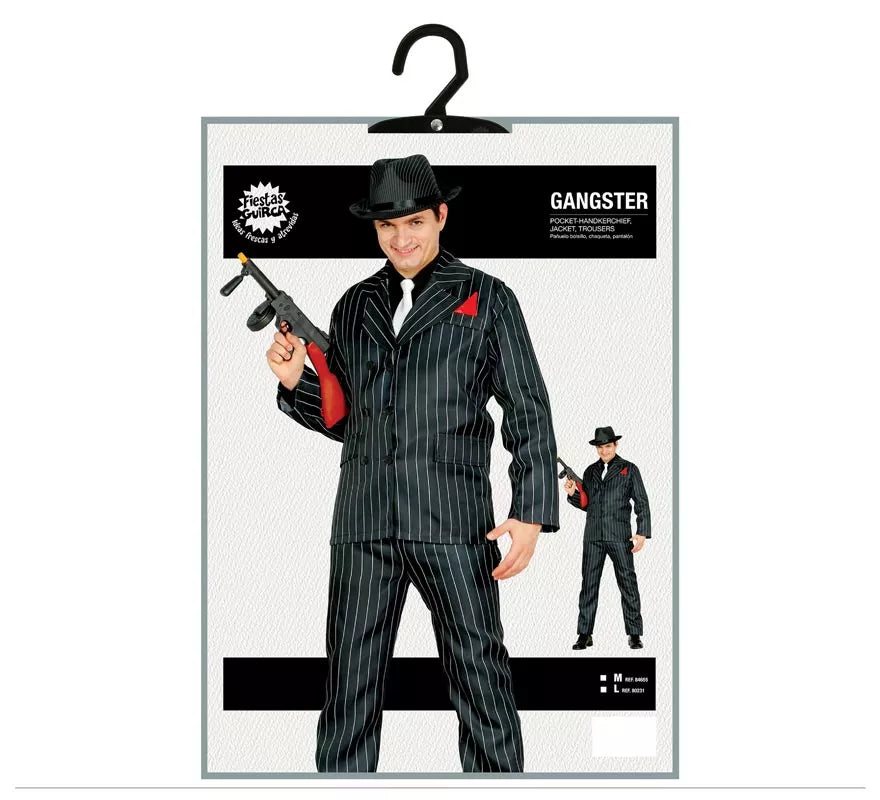 Translation missing: de.Disfraz de Ganster para hombre