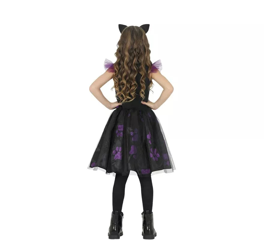 Translation missing: de.Disfraz de Gata morada para niña