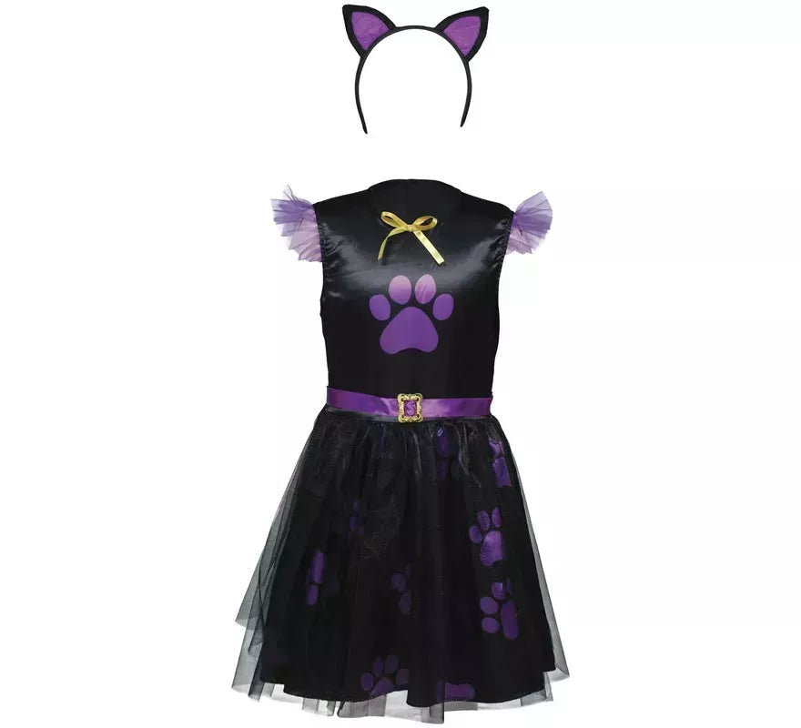 Translation missing: de.Disfraz de Gata morada para niña