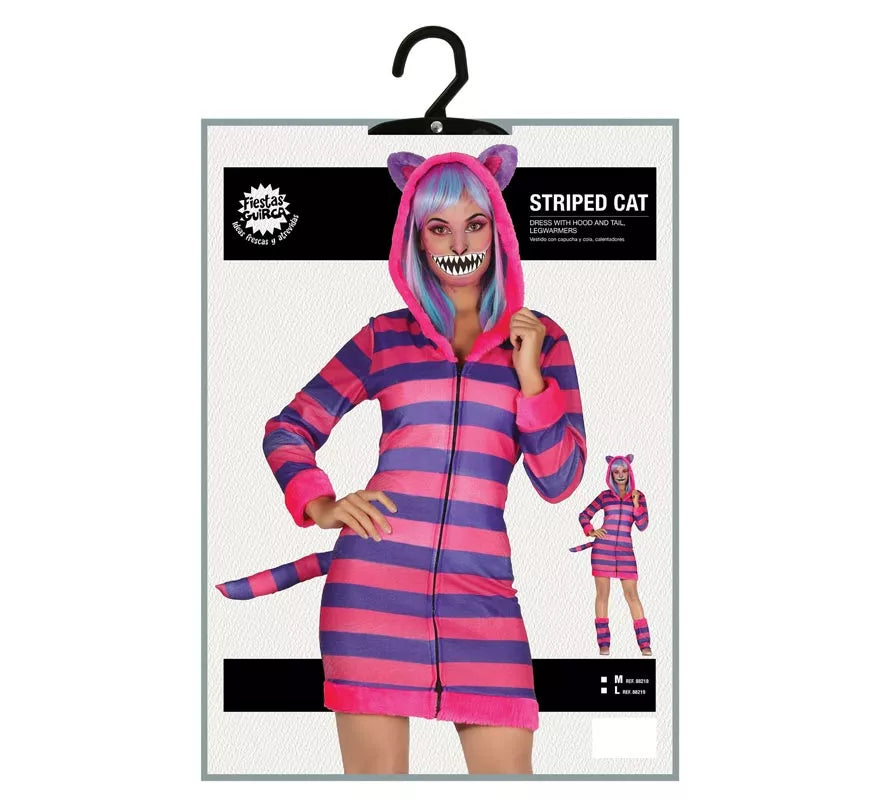 Translation missing: de.Disfraz de Gato Cheshire para mujer
