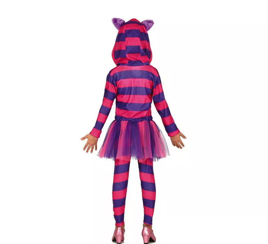 Translation missing: de.Disfraz de Gato Cheshire para niña