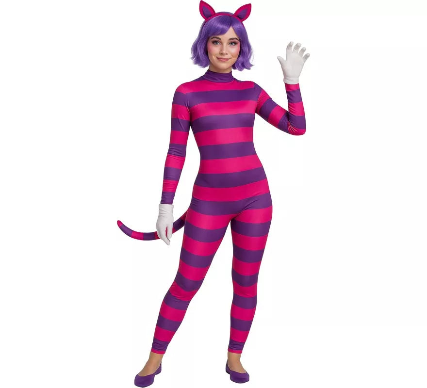Translation missing: de.Disfraz de Gato de Cheshire para mujer
