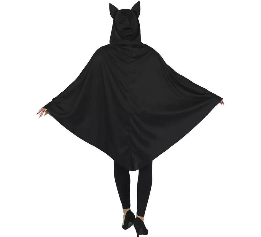 Translation missing: de.Disfraz de Gato en Poncho Negro para mujer