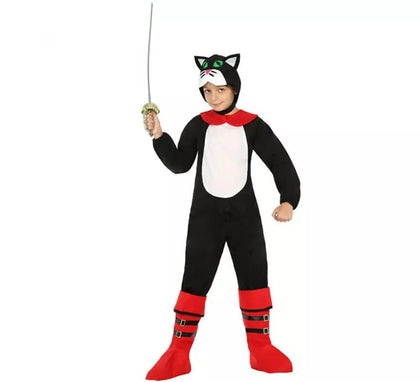 Disfraz de Gato Mosquetero para niño
